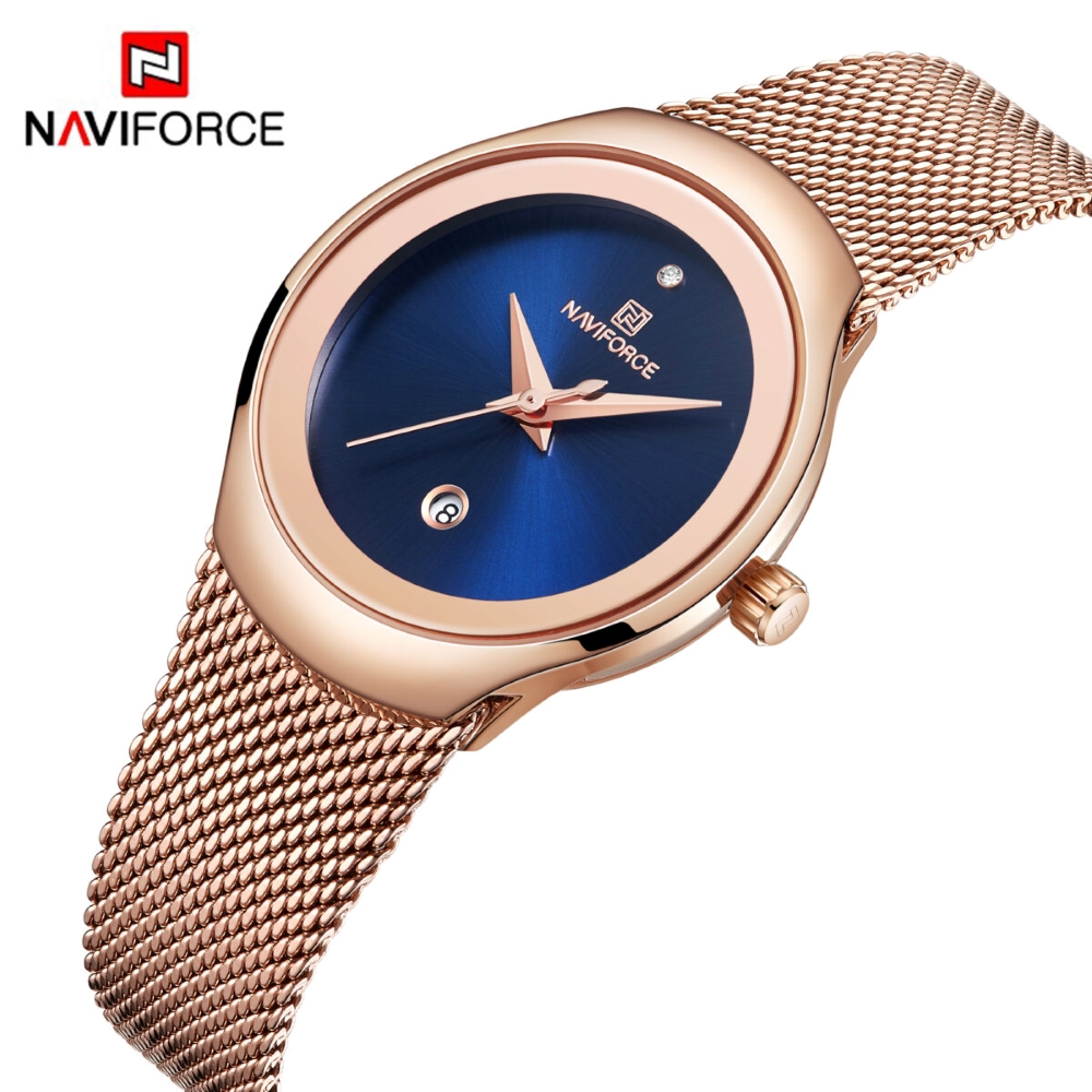 ساعت مچی زنانه نیوی فورس Naviforce مدل NF5004 RG/BE - Image 2
