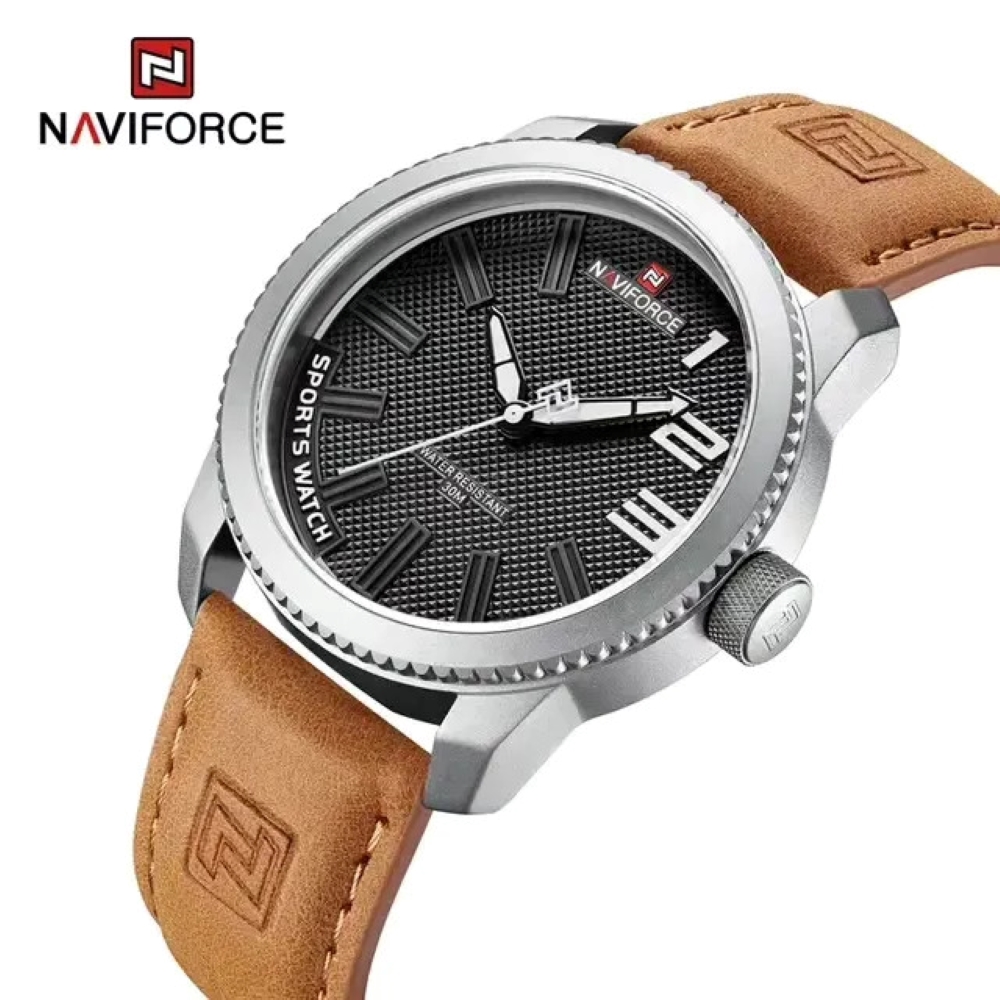 ساعت مچی اورجینال مردانه نیوی فورس Naviforce مدل NF9202L S/W/BN - Image 2