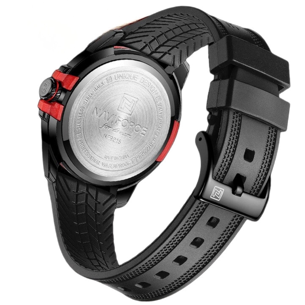 ساعت مچی اورجینال مردانه نیوی فورس Naviforce مدل NF9215T B/R/B - Image 3