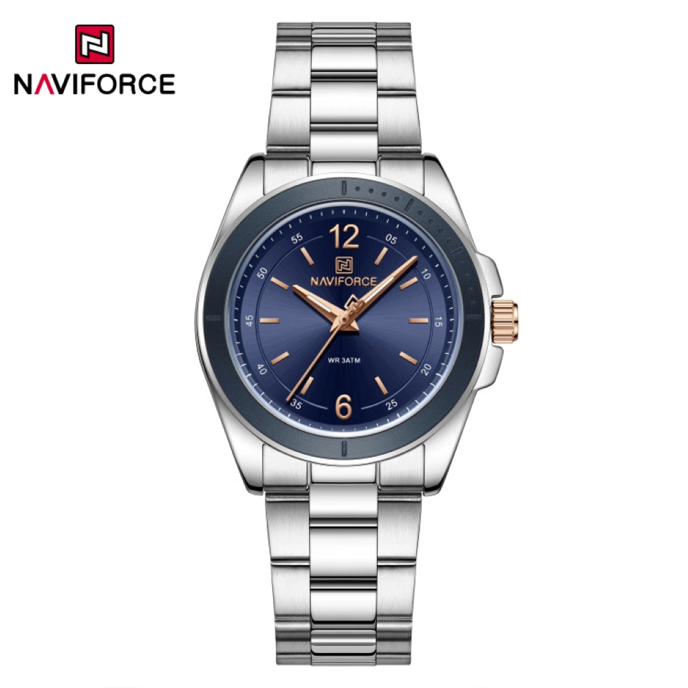 ساعت مچی اورجینال زنانه نیوی فورس Naviforce مدل NF5062 S/BE