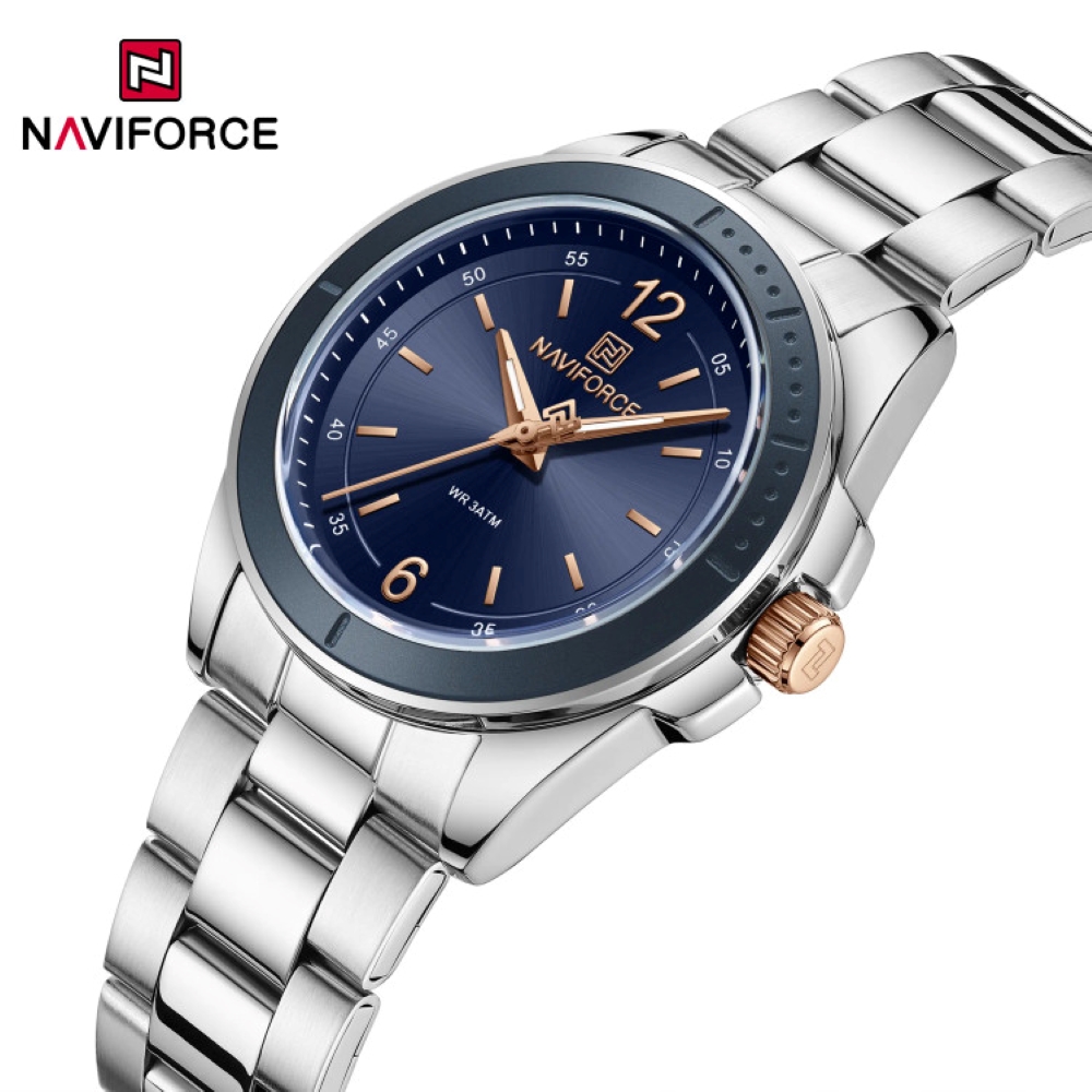 ساعت مچی اورجینال زنانه نیوی فورس Naviforce مدل NF5062 S/BE - Image 2