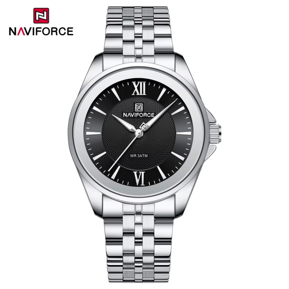 ساعت مچی اورجینال زنانه نیوی فورس Naviforce مدل NF5067 S/B