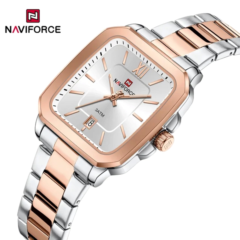 ساعت مچی اورجینال مردانه نیوی فورس Naviforce مدل NF9239 S/W/RG M - Image 2