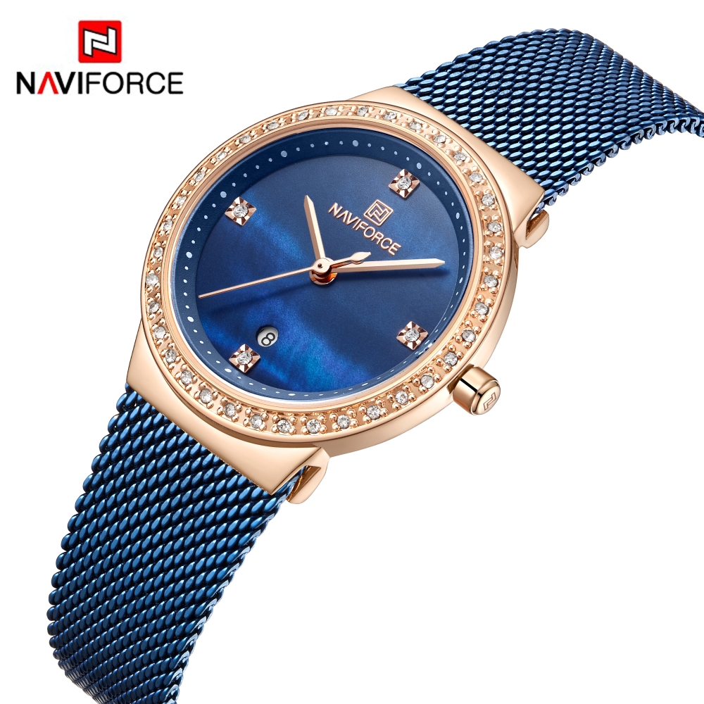 ساعت مچی زنانه نیوی فورس Naviforce مدل NF5005 RG/BE - Image 2