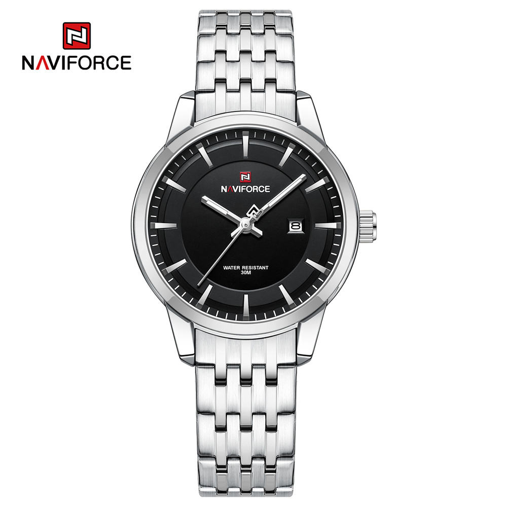 ساعت مچی زنانه نیوی فورس Naviforce مدل NF9228 S/B/S F