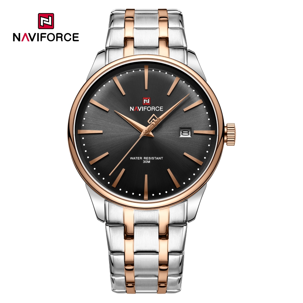 ساعت مچی مردانه نیوی فورس Naviforce مدل NF9230 S/B/RG