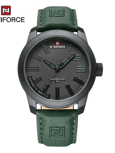 ساعت مچی اورجینال مردانه نیوی فورس Naviforce مدل NF9202L B/GN/GN