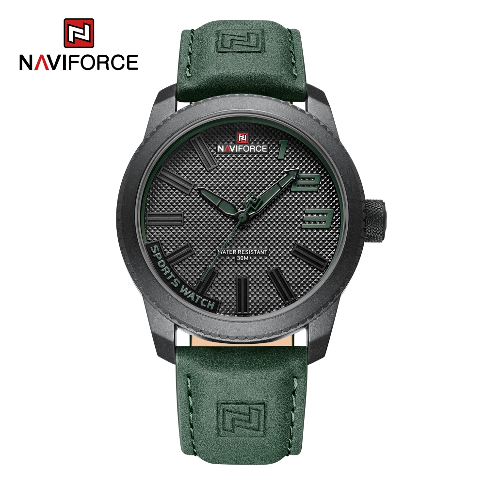 ساعت مچی اورجینال مردانه نیوی فورس Naviforce مدل NF9202L B/GN/GN