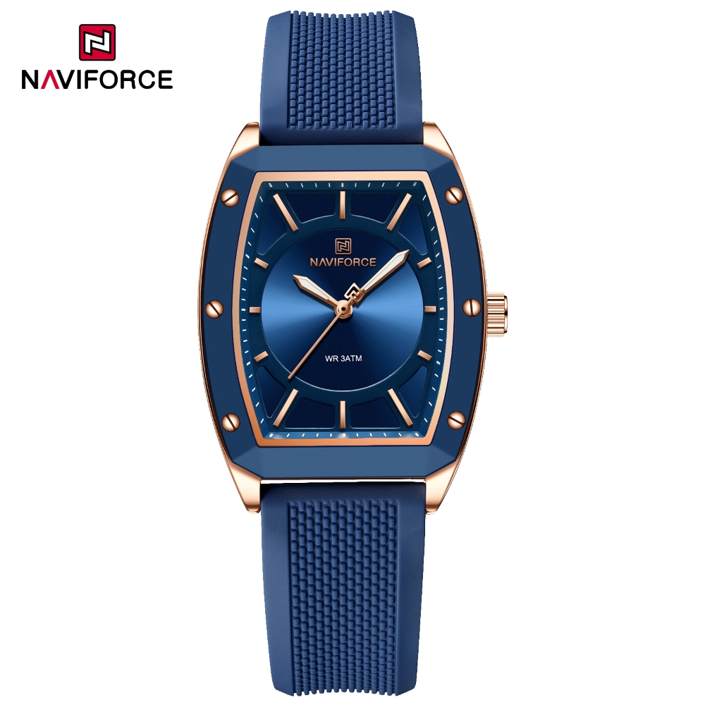 ساعت مچی اورجینال زنانه نیوی فورس Naviforce مدل NF5049 RG/BE/BE