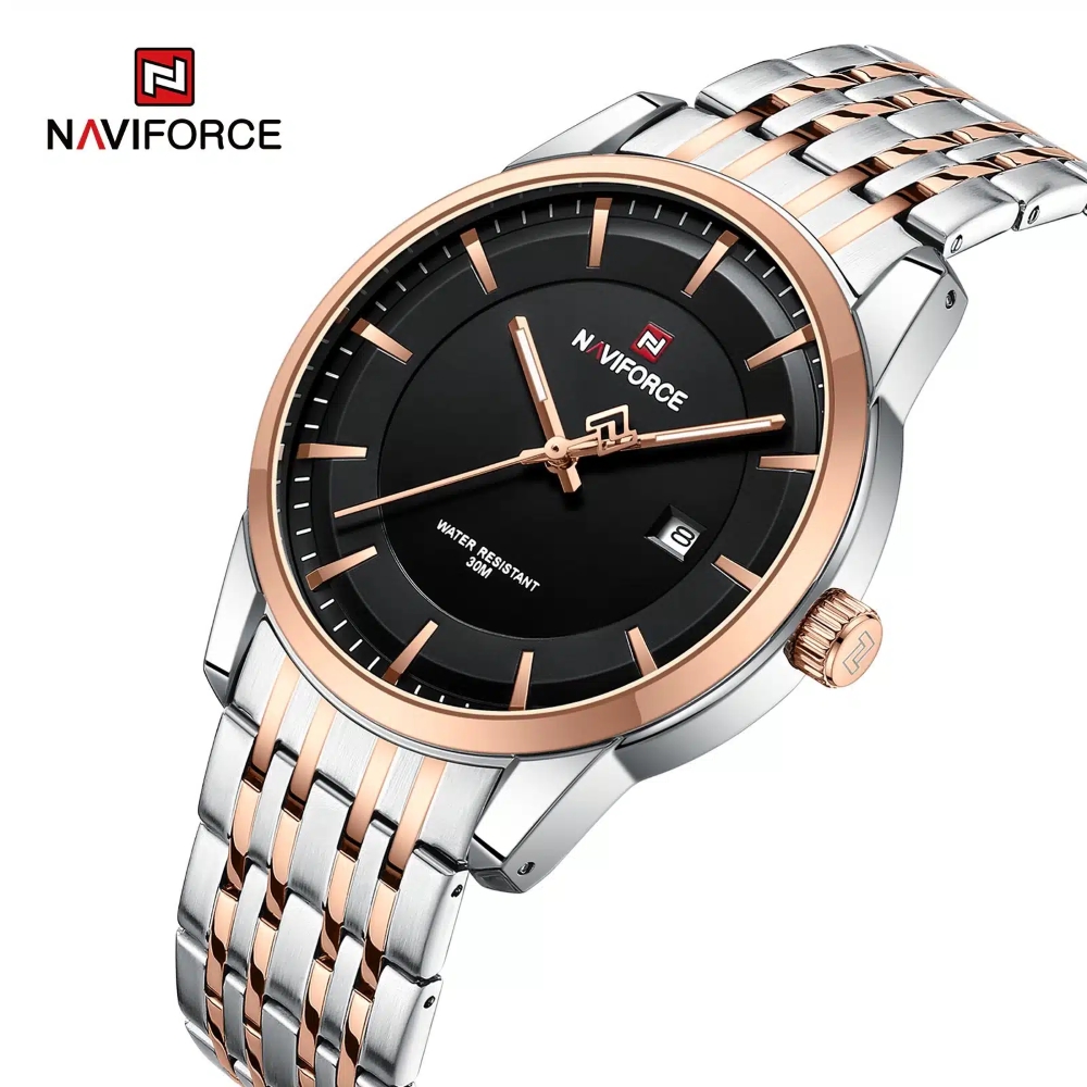 ساعت مچی مردانه نیوی فورس Naviforce مدل NF9228 S/B/RG M - Image 2