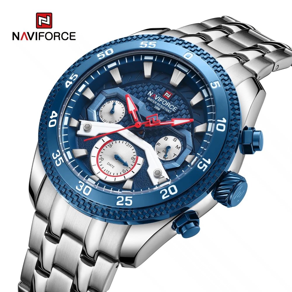 ساعت مچی مردانه نیوی فورس Naviforce مدل NF9222 S/BE - Image 2
