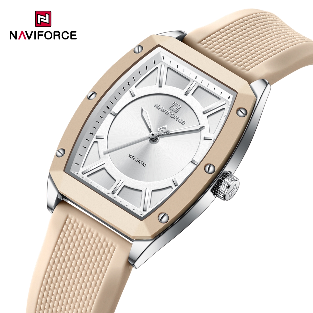 ساعت مچی اورجینال زنانه نیوی فورس Naviforce مدل NF5049 S/W/BG - Image 2
