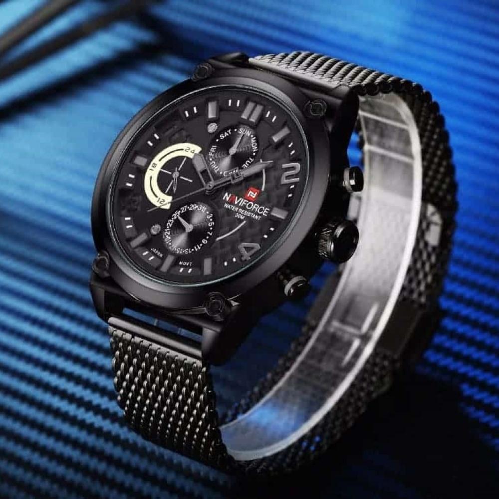ساعت مچی مردانه نیوی فورس Naviforce مدل NF9068S B/GY - Image 2