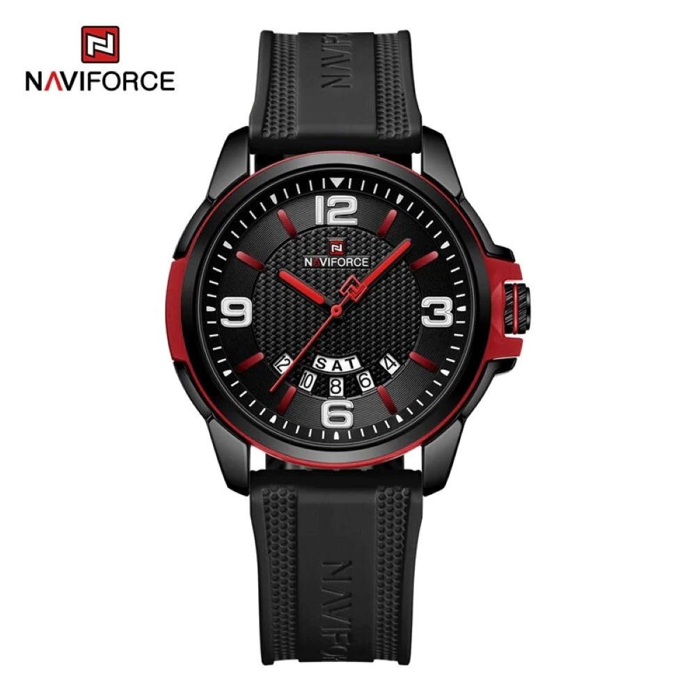 ساعت مچی اورجینال مردانه نیوی فورس Naviforce مدل NF9215T B/R/B