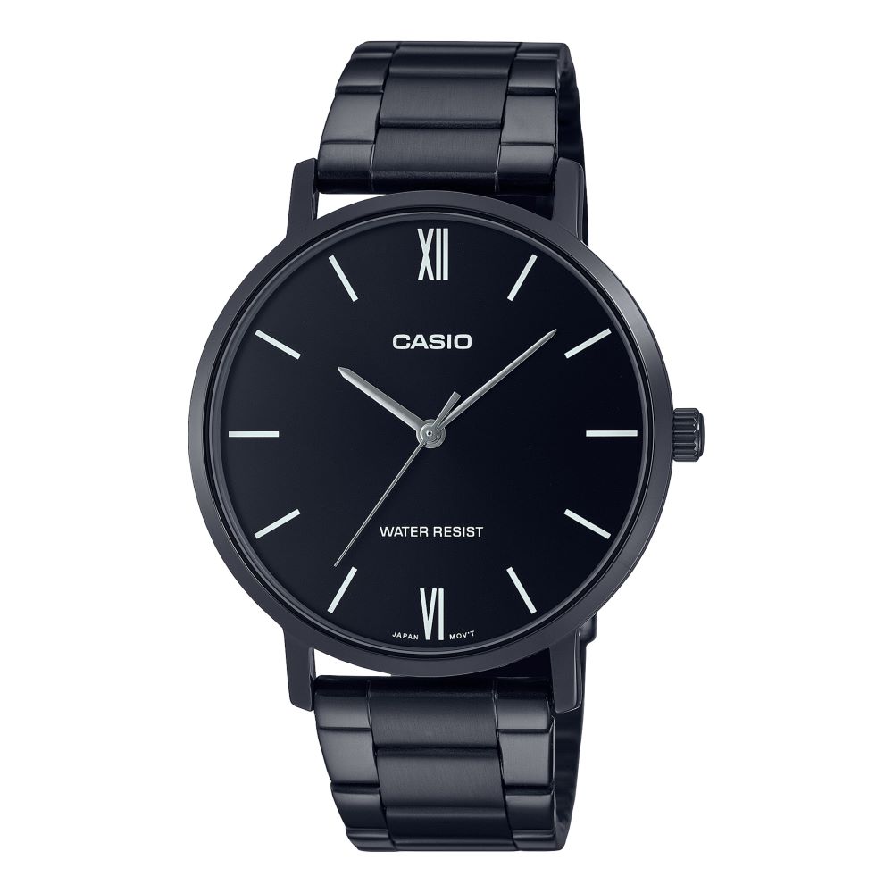 ساعت مچی اورجینال مردانه کاسیو Casio مدل MTP-VT01B-1B