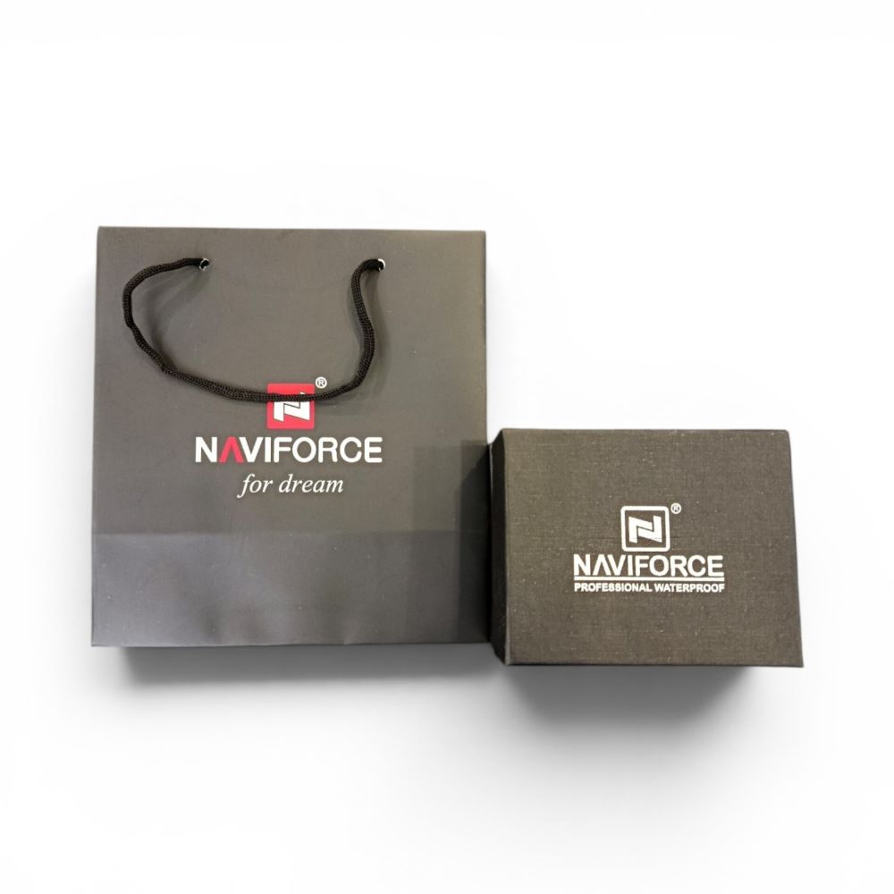 جعبه و پاکت ساعت مچی نیوی فورس Naviforce