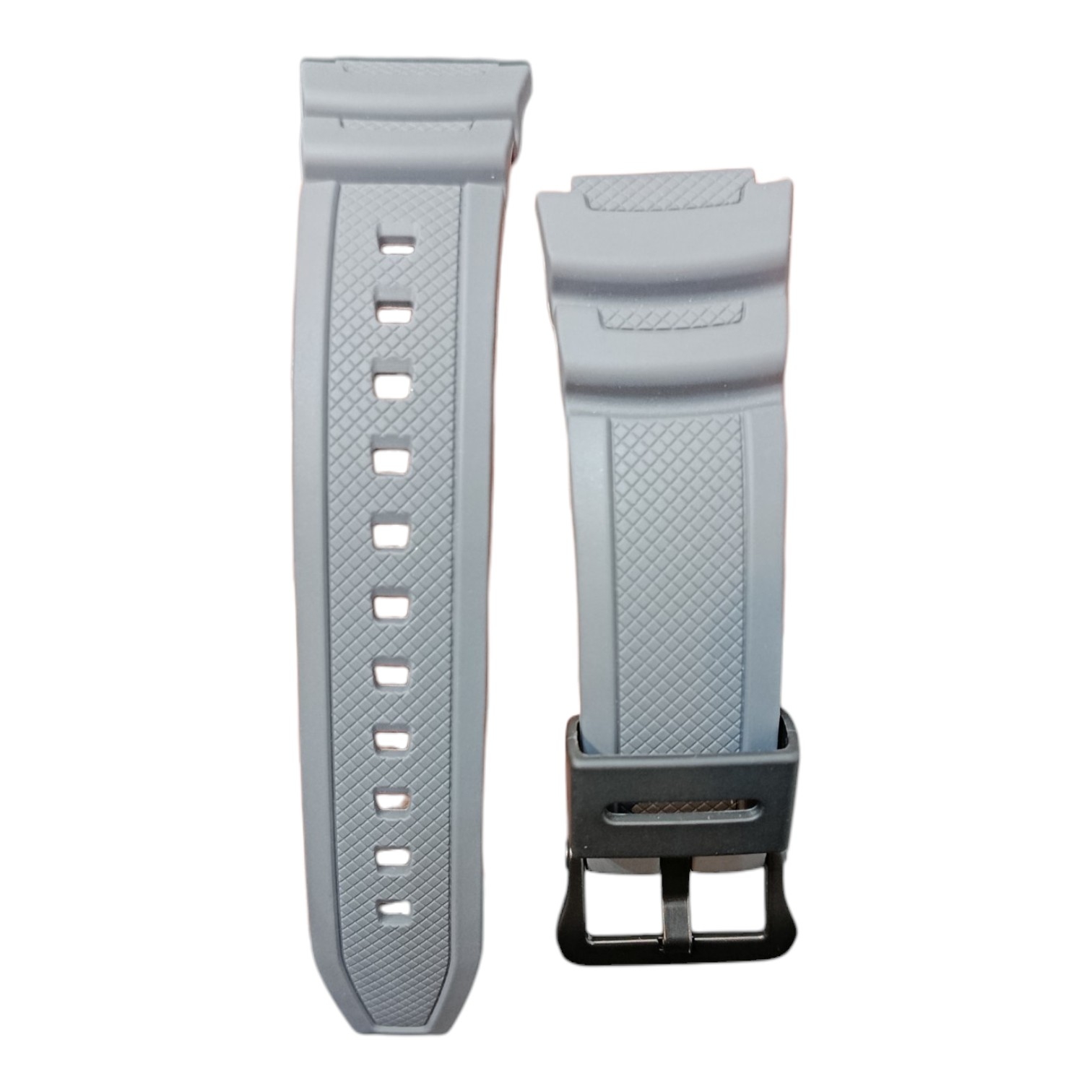 بند ساعت رابر کاسیو W-218H و W-219H و AE-1000W رنگ طوسی - Image 2